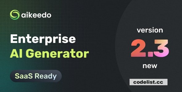 Aikeedo AI Version 230 Enhancing AI Chat Content Image Voice
