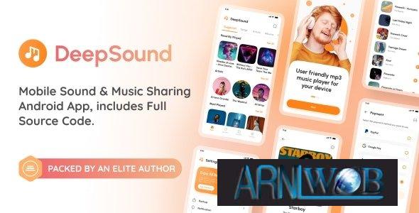 DeepSound Top Rated Mobile Sound Music Sharing Platform App