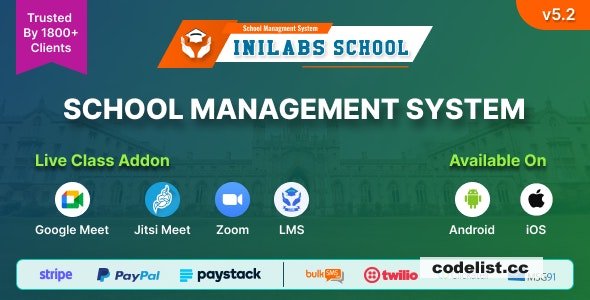 Inilabs School Management System Latest Version 58 for Efficient