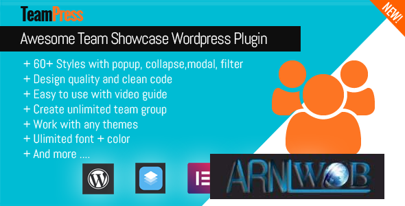 Team Showcase Plugin Introducing TeamPress v163