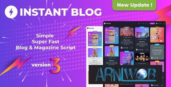 Instant Blog Version 33 A Quick and Easy PHP