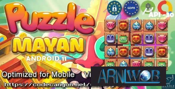 Mayan Puzzle Mobile App with Admob Integration GDPR Compliance and