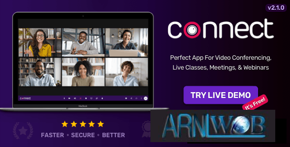 Connect 250 Video Conferencing Online Meetings Live Classes