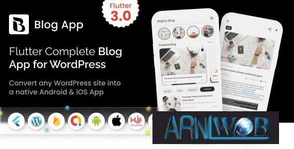MightyBlogger version 50 A versatile blogging app powered by Flutter