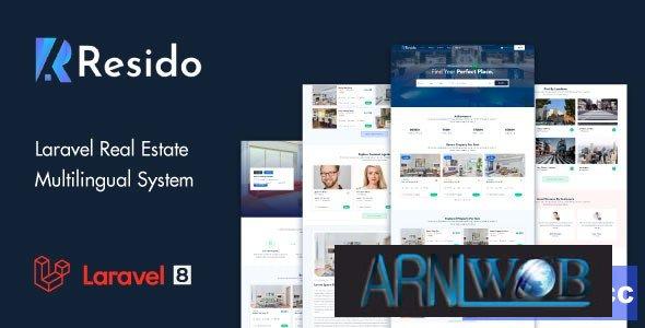 Resido Version 331 Multilingual Real Estate System Built with Laravel
