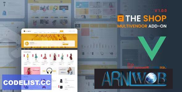 The latest update for The Shop Multivendor Add on is now