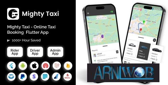 Complete Online Taxi Booking Solution for Flutter Link to