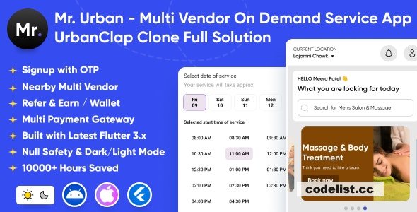 Mr Urban 10 Your All in One Multi Vendor On Demand Home Service App