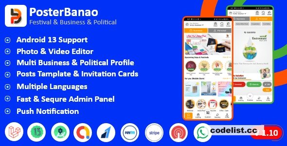 Poster Banao v20 Advanced Poster Maker for Festivals Businesses and