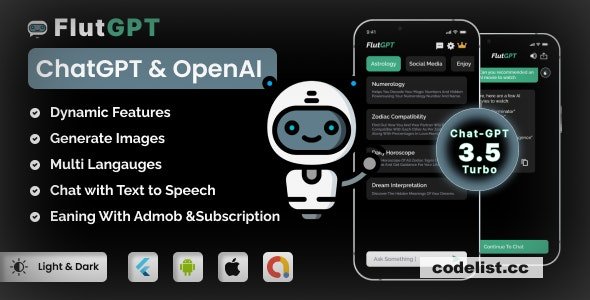 FlutGpt Version 2.4: Complete ChatGPT Flutter Application for Developers 1 FlutGpt Version 24 Complete ChatGPT Flutter Application for Developers