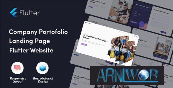 Flutter 30 Company Profile Website Version 10 Software Solution