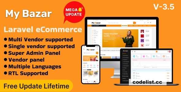 My Bazar v35 Advanced Single and Multivendor eCommerce Platform