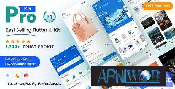 ProKit v620 The Top Rated Flutter UI Kit for Stunning App