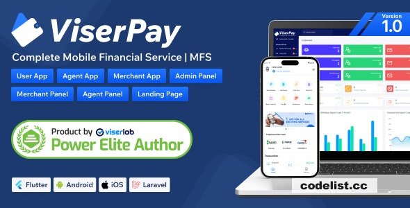 ViserPay v10 Comprehensive Mobile Financial Service Solutions Free Version