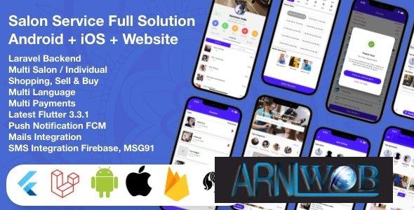 Comprehensive Appointment Booking System for Multiple Salons: Flutter, Laravel, and Angular v4.0 Solution 1 Comprehensive Appointment Booking System for Multiple Salons Flutter Laravel and