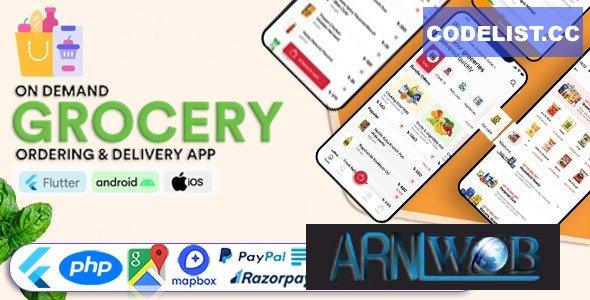 GoGrocer v1.8.1 - Mobile App for Grocery and Vegetable Delivery with Admin Panel (Nulled Version) 1 GoGrocer v181 Mobile App for Grocery and Vegetable Delivery