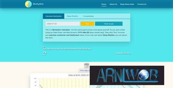Ultimate PHP Biorhythm Calculator: Track Your Life Cycles Effortlessly 1 Ultimate PHP Biorhythm Calculator Track Your Life Cycles Effortlessly