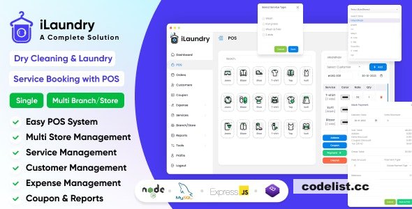 iLaundry v11 Effortless Dry Cleaning and Laundry Service Booking with