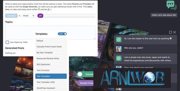 AI Engine Pro v345 Powerful ChatGPT Chatbot Advanced GPT Content