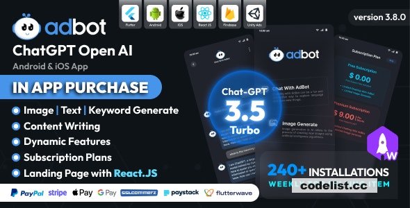 AdBot v381 The Ultimate ChatGPT OpenAI App for Android and