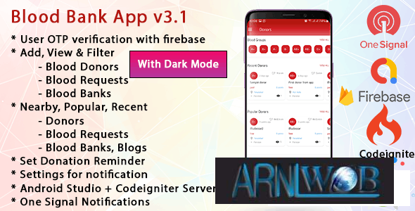Comprehensive Blood Bank Application with Admin Dashboard & Modern Material Design (Version 3.3.1) 1 Comprehensive Blood Bank Application with Admin Dashboard Modern Material