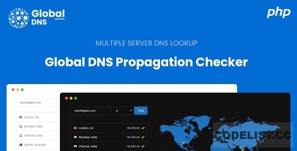 Global DNS v2.8.0: Multi-Server DNS Propagation Checker in PHP (Nulled Version) 1 Global DNS v280 Multi Server DNS Propagation Checker in PHP Nulled
