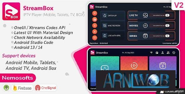StreamBox v2.3: The Ultimate IPTV Player for Android Devices, Tablets, TVs, and Chromebooks 1 StreamBox v23 The Ultimate IPTV Player for Android Devices Tablets