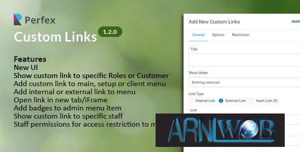 Ultimate Guide to Custom Links in Perfex CRM v120