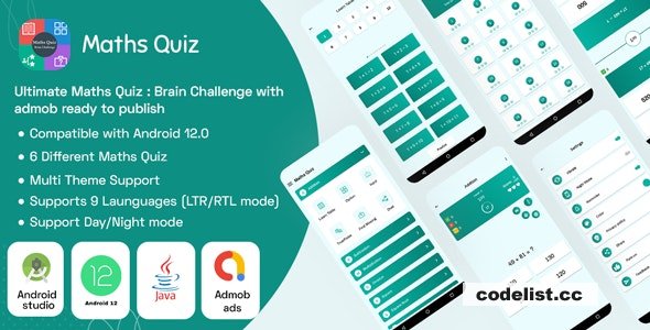 Ultimate Maths Quiz v1.7: Your Go-To Brain Teaser App Ready for AdMob Publishing 1 Ultimate Maths Quiz v17 Your Go To Brain Teaser App Ready