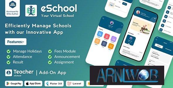 eSchool 201 Flutter Based Virtual School Management System with Laravel