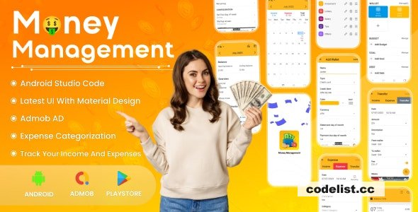 Android Money Management App v10 with AdMob Advertising Integration