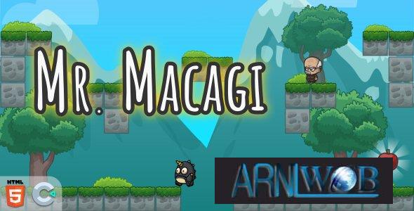 Mr Macagi Exciting HTML5 Platform Game Adventure