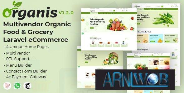 Organis 121 Premier Multivendor Organic Food Grocery eCommerce Solution