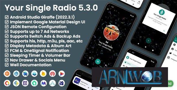 Single Station Radio App Version 530 Stream Your Favorite Music