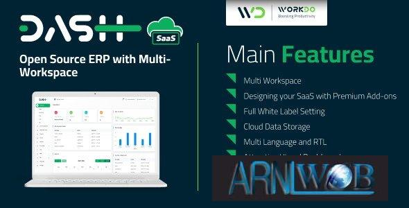 WorkDo Dash SaaS v40 Open Source ERP with Multi Workspace Features