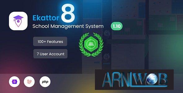 Ekattor 8 School Management System (SAAS) v2.0 - Free Download and Features 1 Ekattor 8 School Management System SAAS v20 Free Download