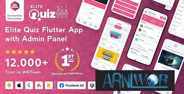 Elite Quiz 2.1.1: Ultimate Trivia Quiz Game with Admin Panel – Flutter Full App (Nulled Version) 1 Elite Quiz 211 Ultimate Trivia Quiz Game with Admin Panel