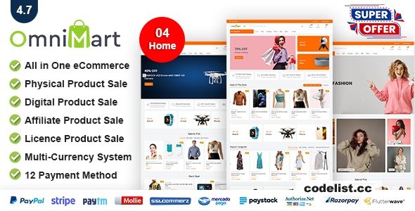 OmniMart v5.0: Advanced eCommerce CMS and Laravel Script (Nulled Version) 1 OmniMart v50 Advanced eCommerce CMS and Laravel Script Nulled Version